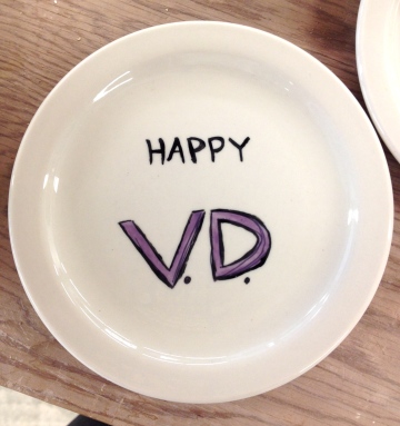 Happy VD Plate