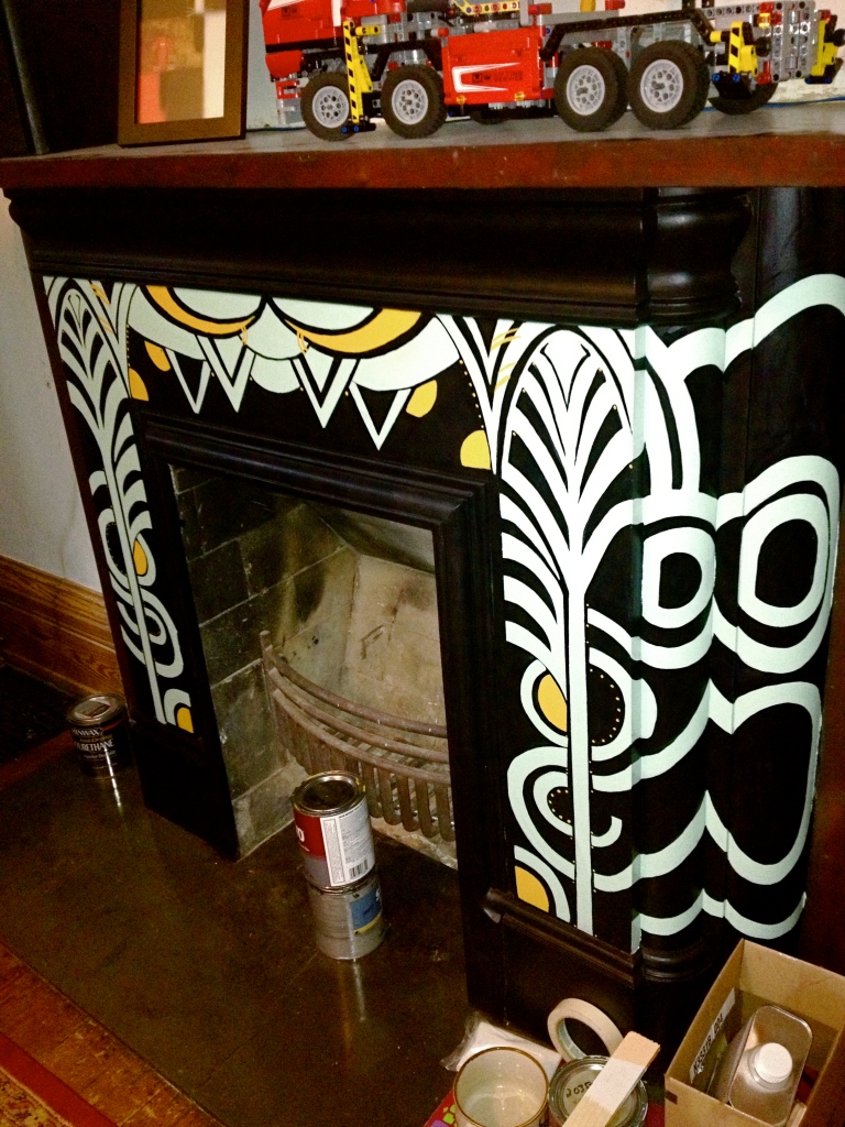 Finished Fireplace